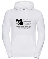 Pulli/Hoody/Zipper mit Aufdruck Nie bereuen Schweigen