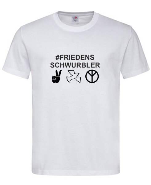 T-Shirt mit Aufdruck Friedensschwurbler