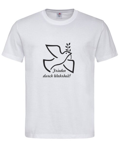 T-Shirt mit Aufdruck Frieden durch Wahrheit