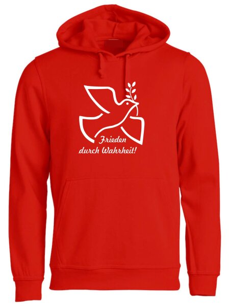 Pulli/Hoody/Zipper mit Aufdruck Frieden durch Wahrheit