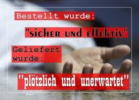 10 x Aufkleber DinA7, Schwachkopf, ZDF, Ausreden, heute