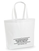 Querdenken Baumwolltasche, verschiedene Initiativen und Motive