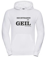 Pulli/Hoody/Zipper mit Aufdruck Rechthaben ist geil