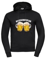 Pulli/Hoody/Zipper mit Aufdruck Hitzeschutzplan Bier