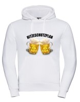 Pulli/Hoody/Zipper mit Aufdruck Hitzeschutzplan Bier