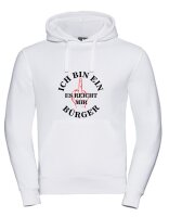 Pulli/Hoody/Zipper mit Aufdruck Es reicht mir Bürger