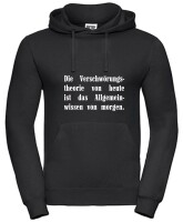 Pulli/Hoody/Zipper mit Aufdruck Verschwörungstheorie Allgemeinwissen