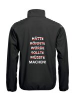 Softshell/Regenjacke mit Aufdruck MACHEN !