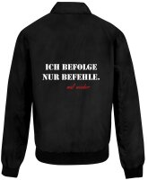 Softshell/Regenjacke mit Aufdruck Befehle befolgen
