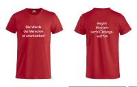 Shirt mit beidseitigem Aufdruck, verschiedene Motive