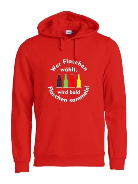 Pulli/Hoody/Zipper mit Aufdruck Flaschen wählen