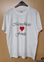 T-Shirt mit Aufdruck Menschheitsfamilie
