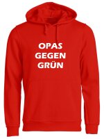 Pulli/Hoody/Zipper mit Aufdruck Omas Opas gegen grün