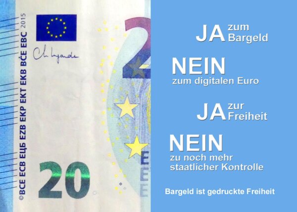 100-er Pack 20€/50€ Scheine Aufklärung für Bargeld