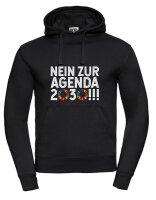 Pulli/Hoody/Zipper mit Aufdruck gegen WEF/Agenda 2030