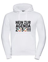 Pulli/Hoody/Zipper mit Aufdruck gegen WEF/Agenda 2030