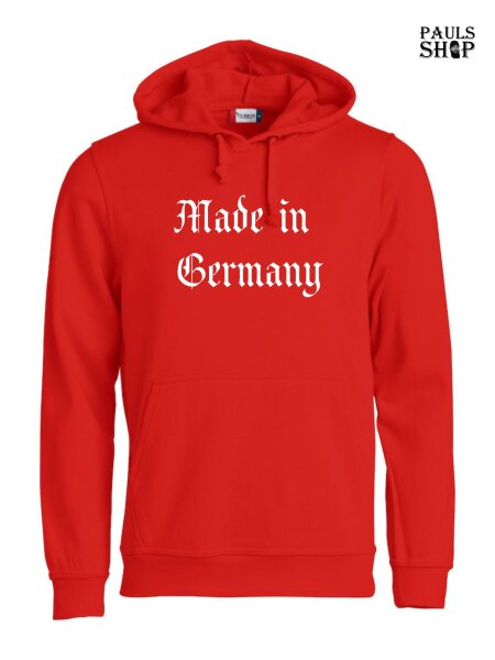 Pulli/Hoody/Zipper mit Aufdruck Made in Germany