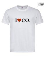 Shirt mit Aufdruck I Love CO2