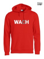 Pulli/Hoody/Zipper mit Aufdruck WACH