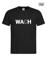 Shirt mit Aufdruck WACH
