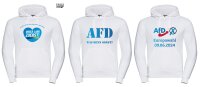 Pulli/Hoody/Zipper mit Aufdruck Unser Land zuerst, AFD...