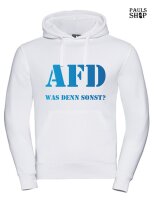 Pulli/Hoody/Zipper mit Aufdruck Unser Land zuerst, AFD was sonst?