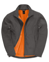 Softshell/Regenjacke mit Aufdruck Feind bekannt, Tag Struktur