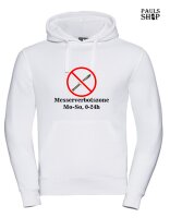 Pulli/Hoody/Zipper mit Aufdruck Messerverbotszone