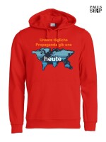 Pulli/Hoody/Zipper mit Aufdruck heute Propaganda