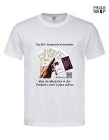 Shirt mit Aufdruck Das Ent-Schwärzte Verbrechen