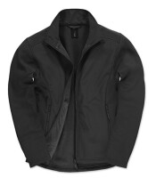 Softshell/Regenjacke mit Aufdruck Wer hat die Macht zu entscheiden?