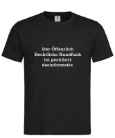 Shirt mit Aufdruck ÖRR gesichert desinformativ