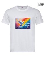 T-Shirt mit Aufdruck Frieden ist der Weg