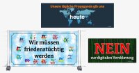 Banner in verschiedenen Größen