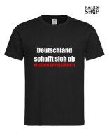 Shirt mit Aufdruck Deutschland schafft sich ab