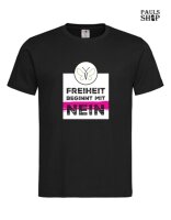 Shirt mit Aufdruck Freiheit beginnt mit NEIN