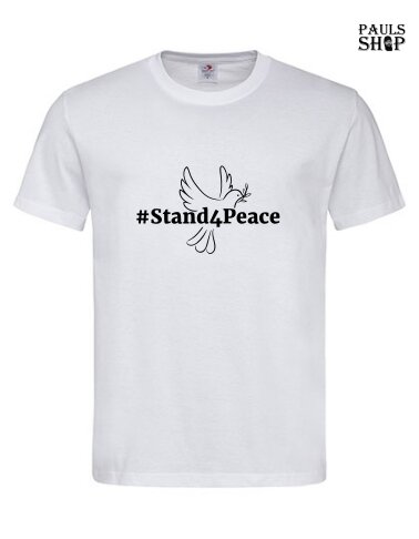 T-Shirt mit Aufdruck Stand4Peace