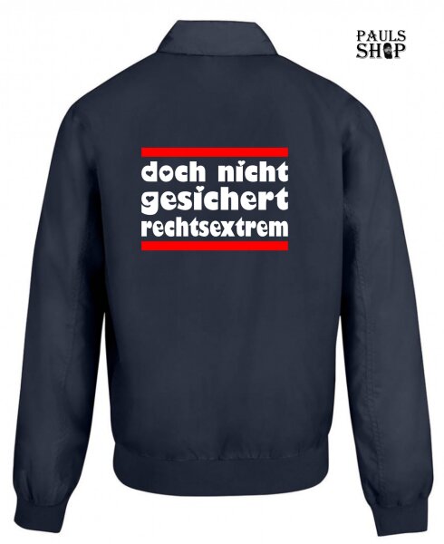 Softshell/Regenjacke mit Aufdruck doch nicht gesichert rechtsextrem