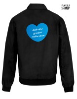 Softshell/Regenjacke mit Aufdruck AFD Herz doch nicht gesichert rechtsextrem