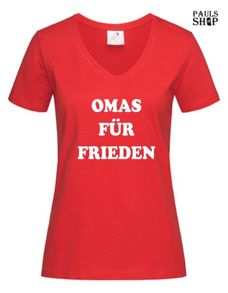 T-Shirt mit Aufdruck Omas/Opas...für Frieden
