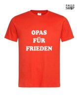 T-Shirt mit Aufdruck Omas/Opas...für Frieden