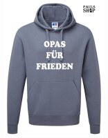 Pulli/Hoody/Zipper mit Aufdruck Omas/Opas...für Frieden