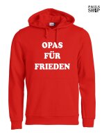 Pulli/Hoody/Zipper mit Aufdruck Omas/Opas...für Frieden