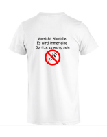 T-Shirt mit Aufdruck Vorsicht Abofalle
