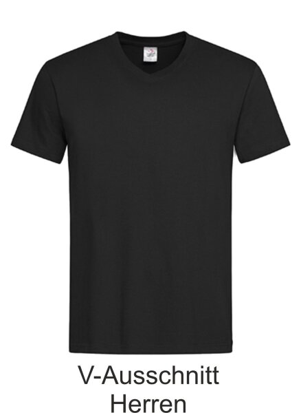 Herren Shirt V-Ausschnitt