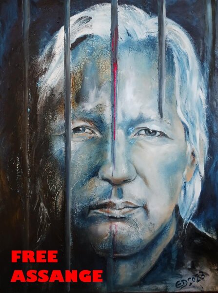 Assange Gemälde