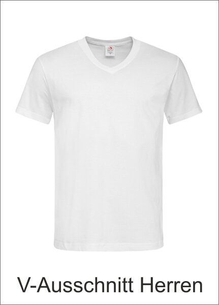 Herren Shirt V-Ausschnitt