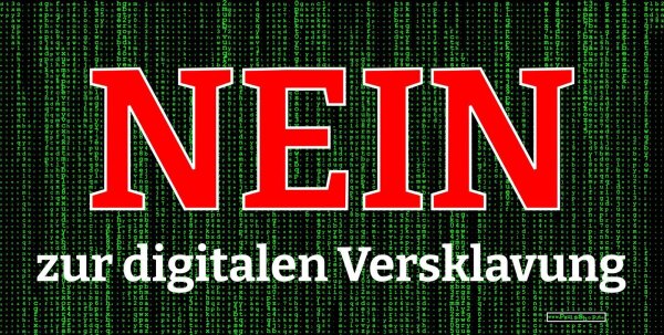 Nein zur digitalen Versklavung