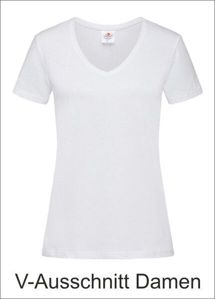 Damen Shirt V-Ausschnitt