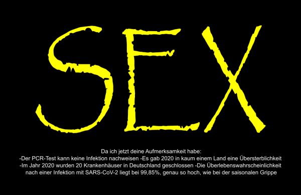 Sex, Aufmerksamkeit